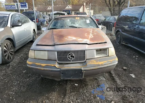 1987 Mercury Cougar Ls из США, поврежденный, VIN 1MEBM60F6HH603356